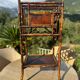 Natural Bamboo Magazine Racks, Stained, 19th Century Period