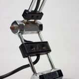 Vintage industrial chrome Aluminor lamp