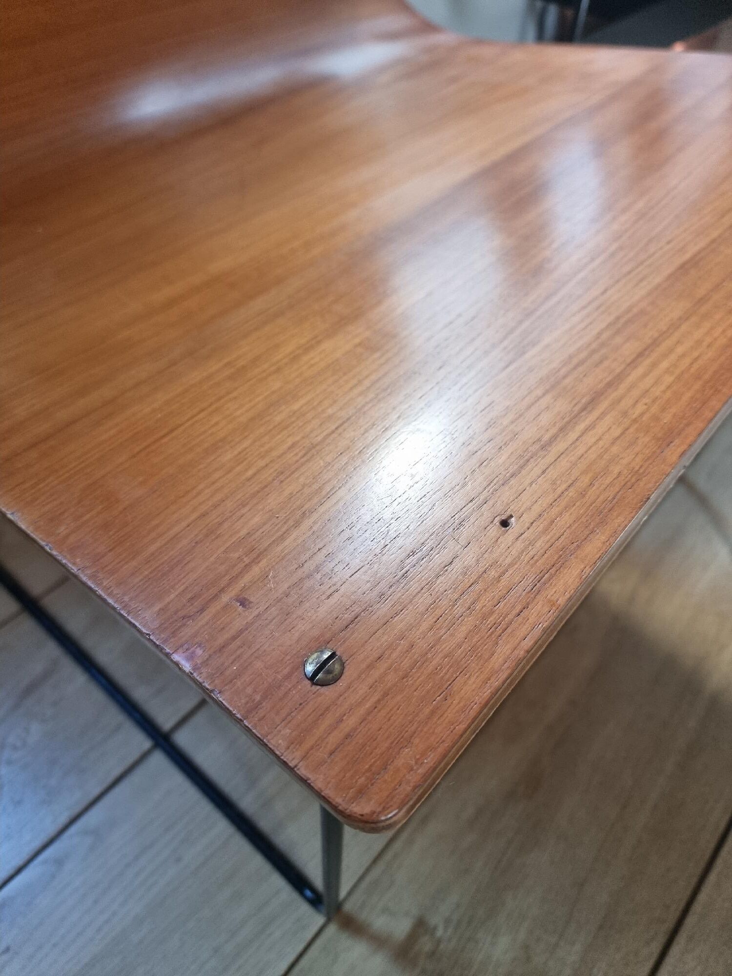 Günter RENKEL (XXth) REGO MOBEL (editor) Chair + stool in the taste of