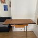 Formica table with extension cords