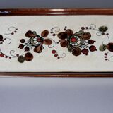 Cake dish from the 70s, ceramics from the Black Forest, Schramberg factory
