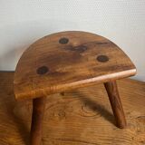 Wooden tripod stool