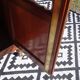 Glass library with rosewood marquetry in the Louis XV style.