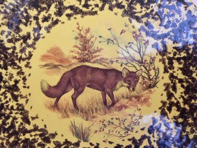 Decorative plates Vallauris era Picault Capron Derval