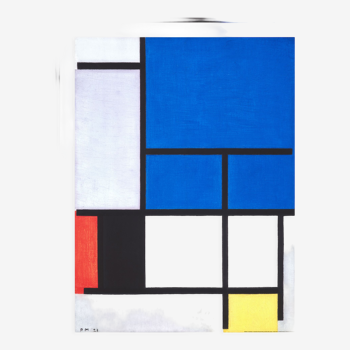 Piet Mondrian illsutration