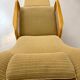 Vintage wingback recliner in Scandinavian design from the 1960s.