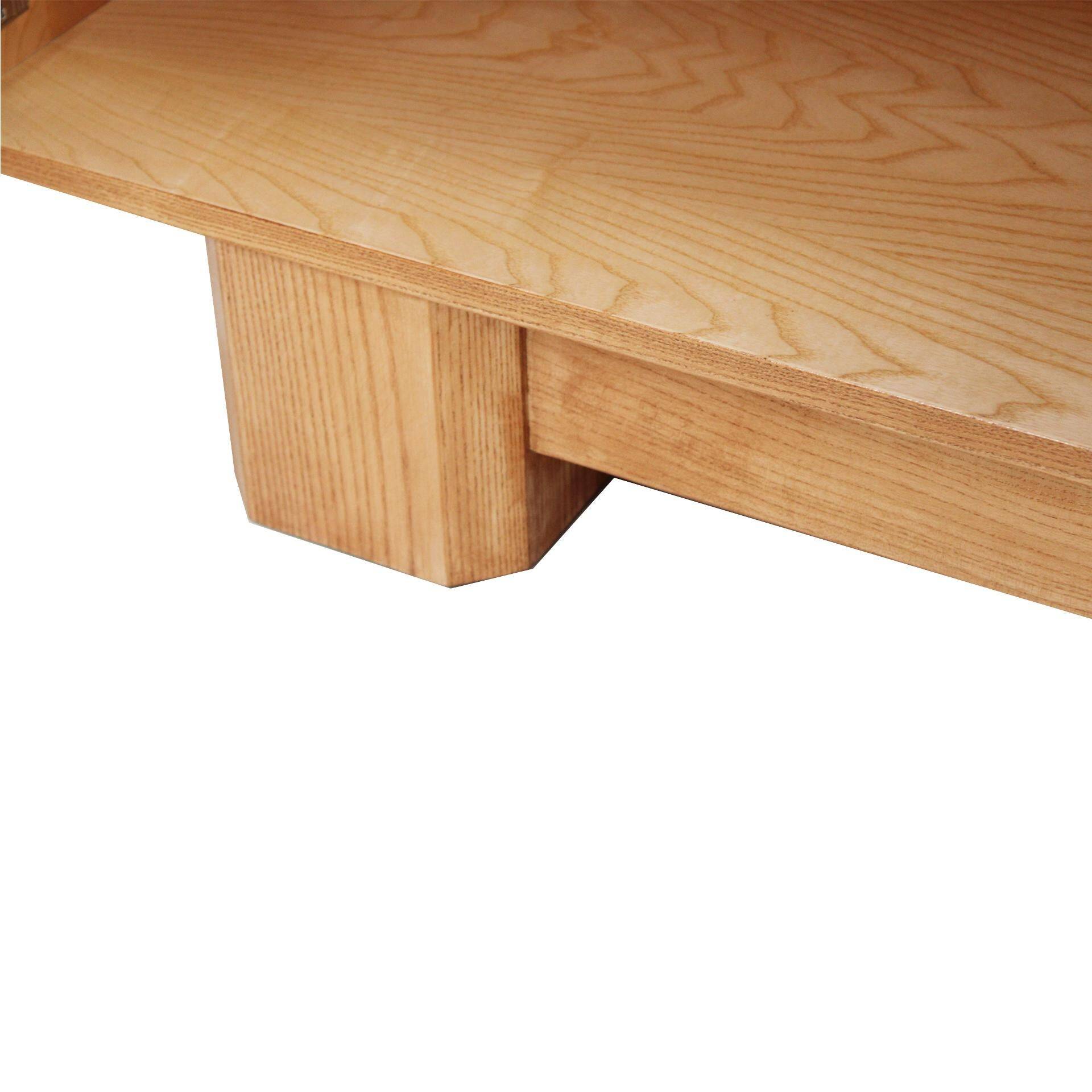 Hand-Carved Solid Oak Italian Sideboard with Four Doors, Brutalist Style