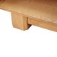 Hand-Carved Solid Oak Italian Sideboard with Four Doors, Brutalist Style