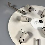 1960s 1970s Ice Glass Flush Mount from by Kaiser Leuchten Germany