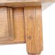 Console ou table d'appoint en bois massir teinté chêne clair
