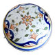 Bonbonnière en faience décoré main "Vieux Rouen"