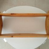 Vintage 90s pine wall shelf