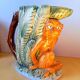 Monkey slipware jug