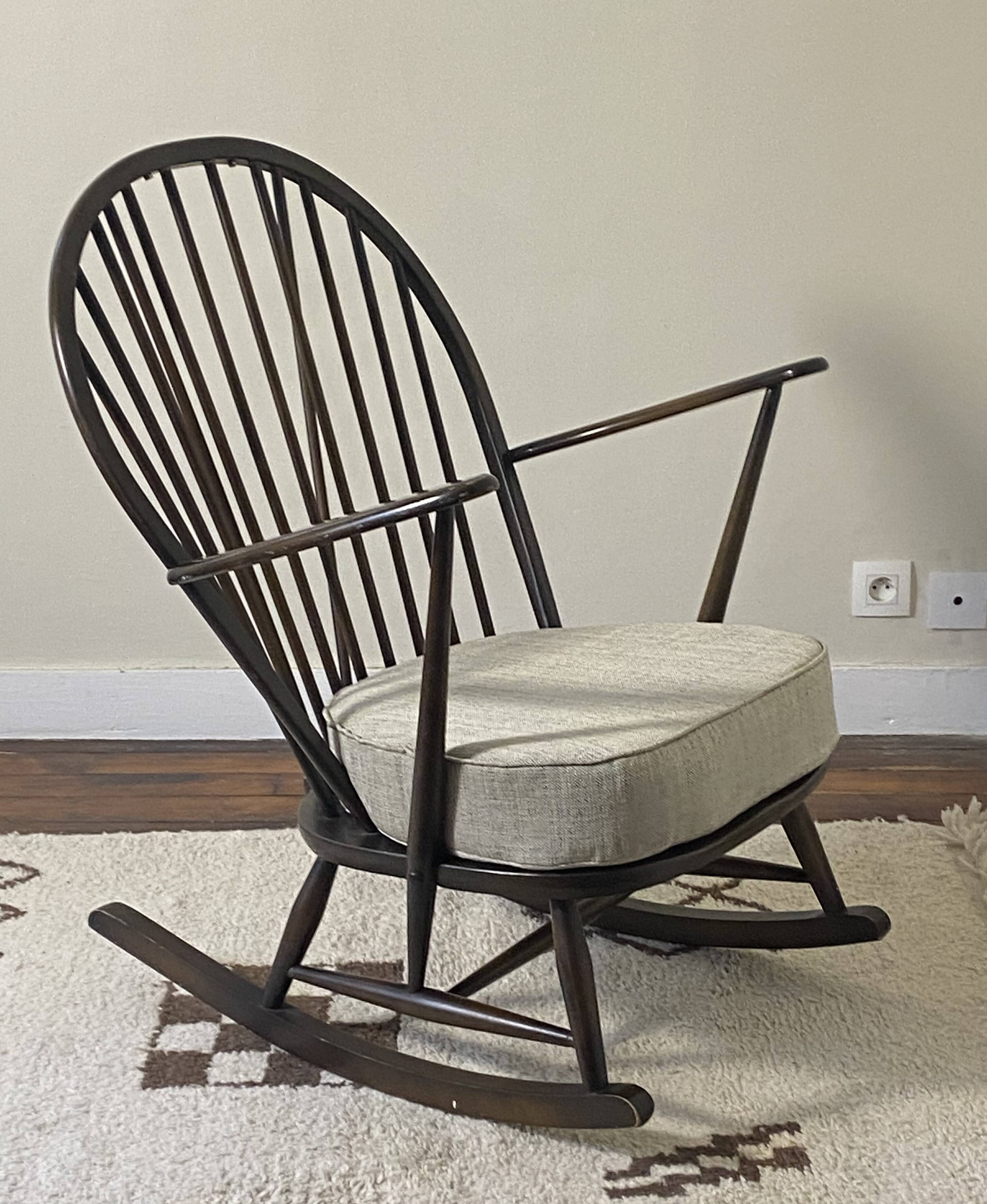 Rocking chair Ercol, Lucian Ercolani, Year 1956