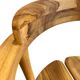 Brutalist teak chair