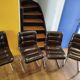 4 vintage 70s design chairs, Bauhaus/Breuer style