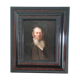 Tableau Ancien huile sur toile, vieil homme XIXeme