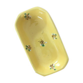 Yellow ceramic butter maker