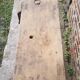 Small built old wooden 1950 IDEAL entrance console