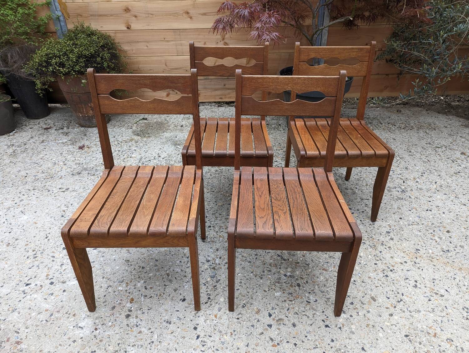 Vintage wooden chairs from the 60s