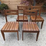 Vintage wooden chairs from the 60s