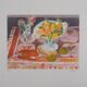 Paul Collomb: The Indian sheet, original signed lithograph.