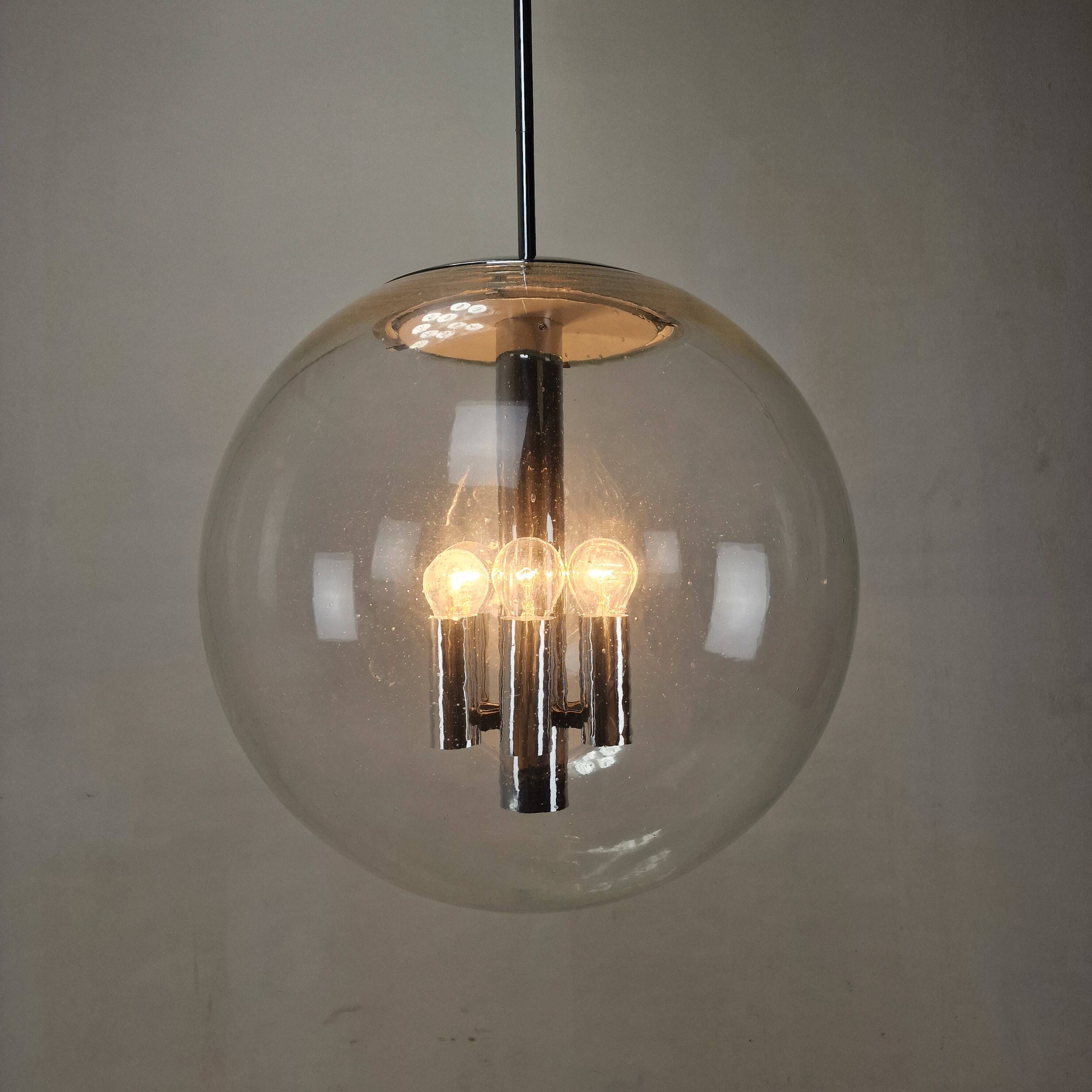 Extra Large Glashútte Limburg Pendant Light with Extension Rods