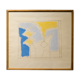 Rene Richetin . abstract composition. Cobra movement..