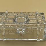 Advertising inkwell for the brand Baccarat crystal Benedictine liqueurs.