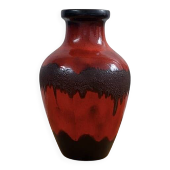 Large Fat Lava vase from West Germany, vintage.