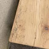 Antique coffee table in raw pine
