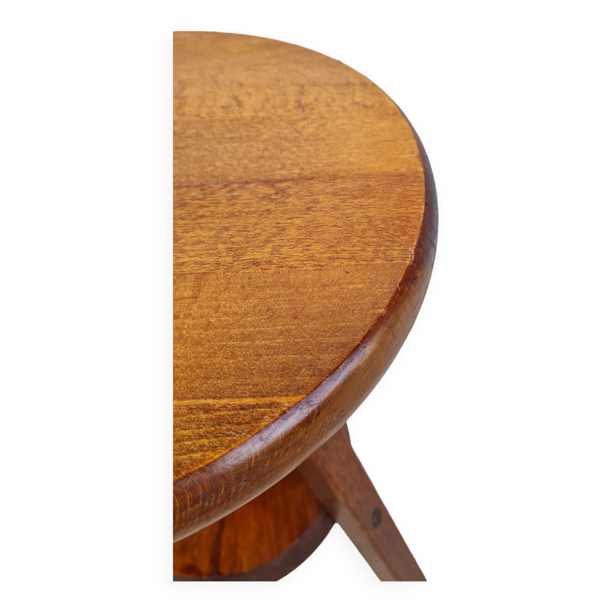 Wooden workshop stool