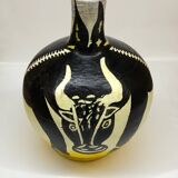 Picasso-inspired bull vase