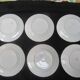 6 dessert plates st amand nord hamage - terre de fer