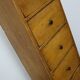 Antique dutch ochre drawer cabinet, early 20th century