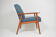 Original club armchair "Snieżnik" 1960s, blue