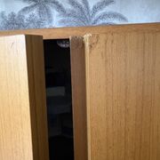 Vintage teak Scandinavian wardrobe