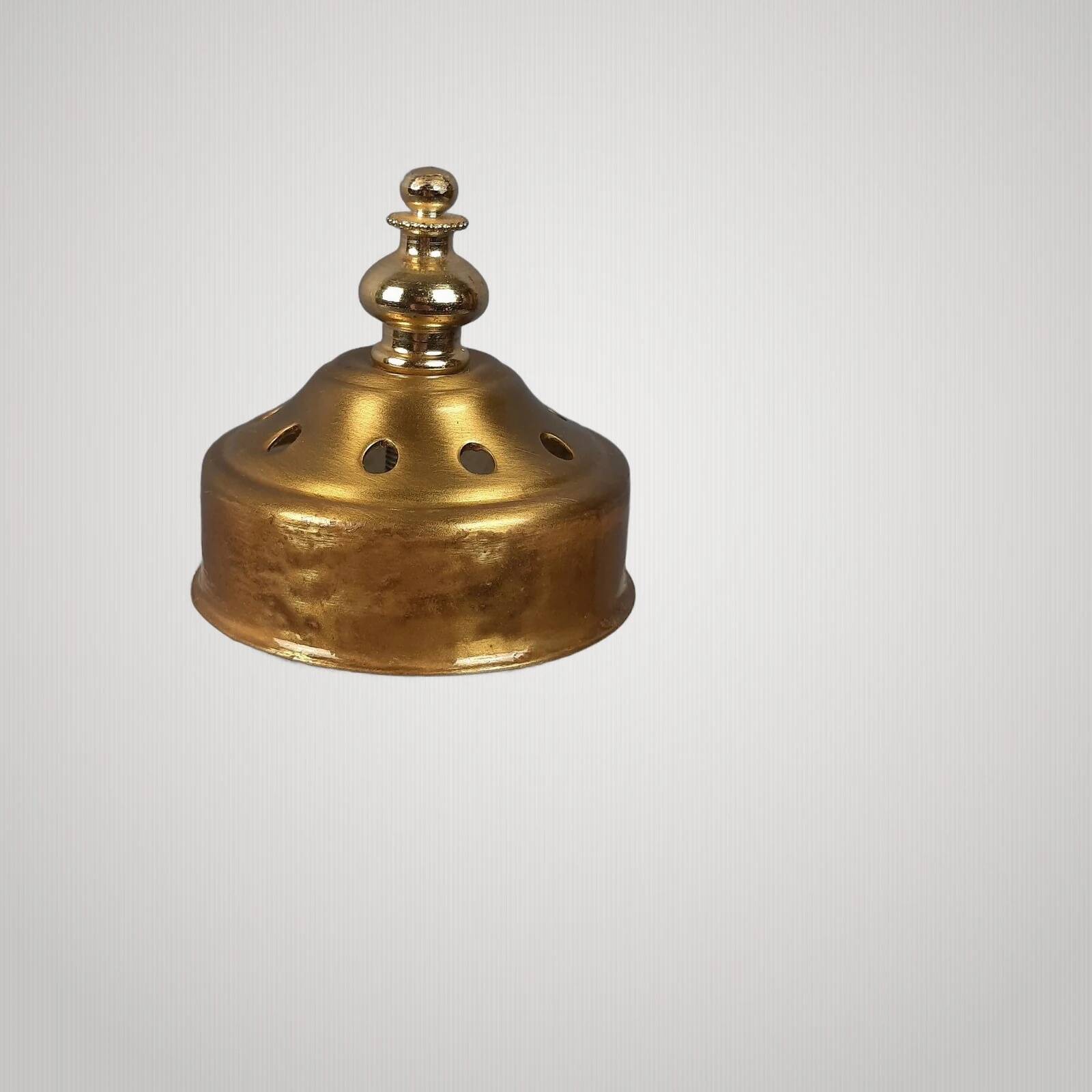 Lampe de Table Verre Murano Laiton Champignon Design Moderne Ans ‘70