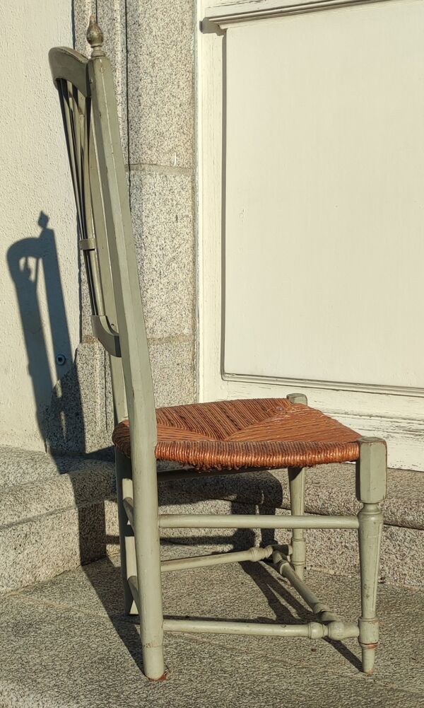 Ancienne chaise à langer Louis XVI