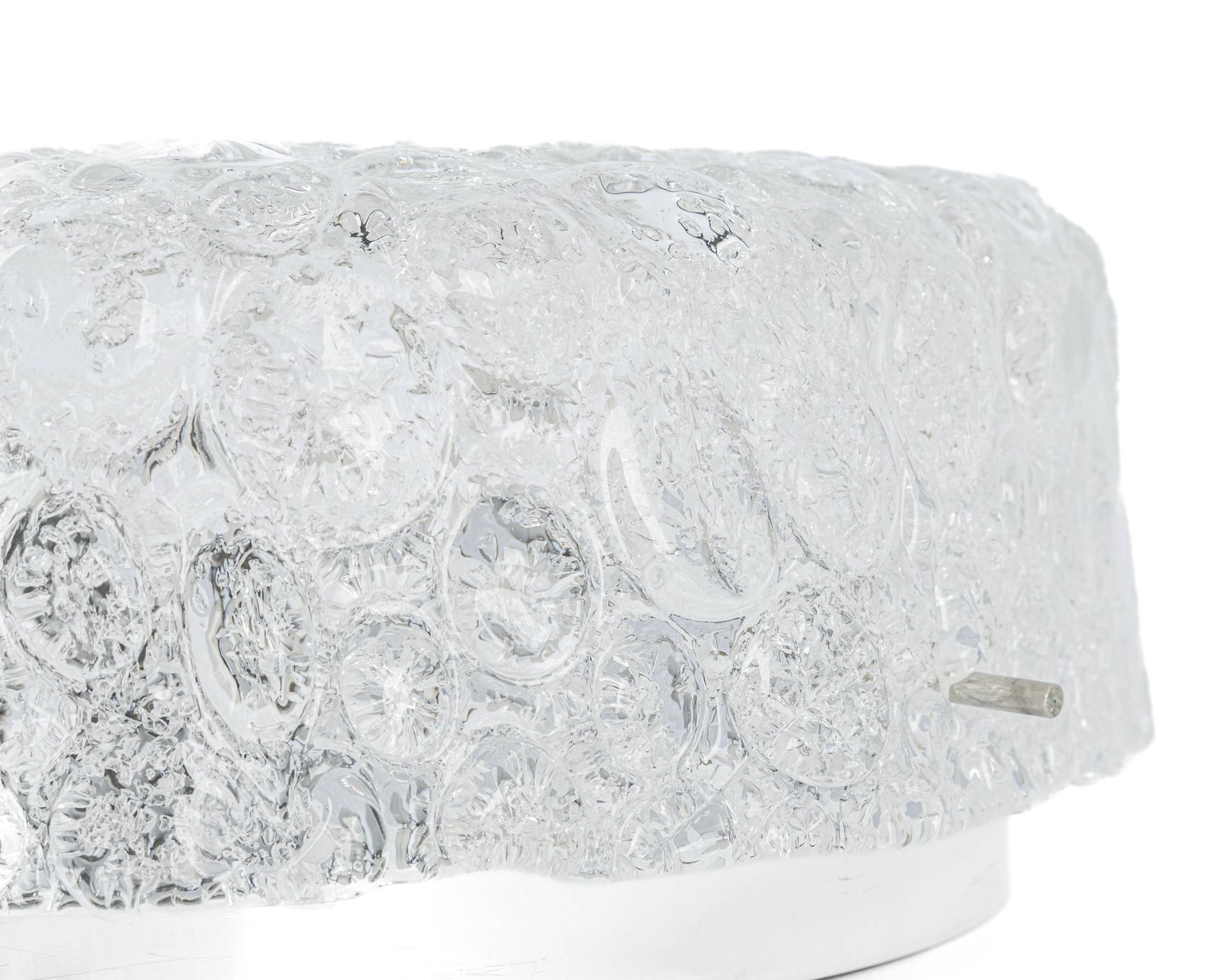 Plafonnier en verre Murano Hillebrand, Allemagne, années 1970