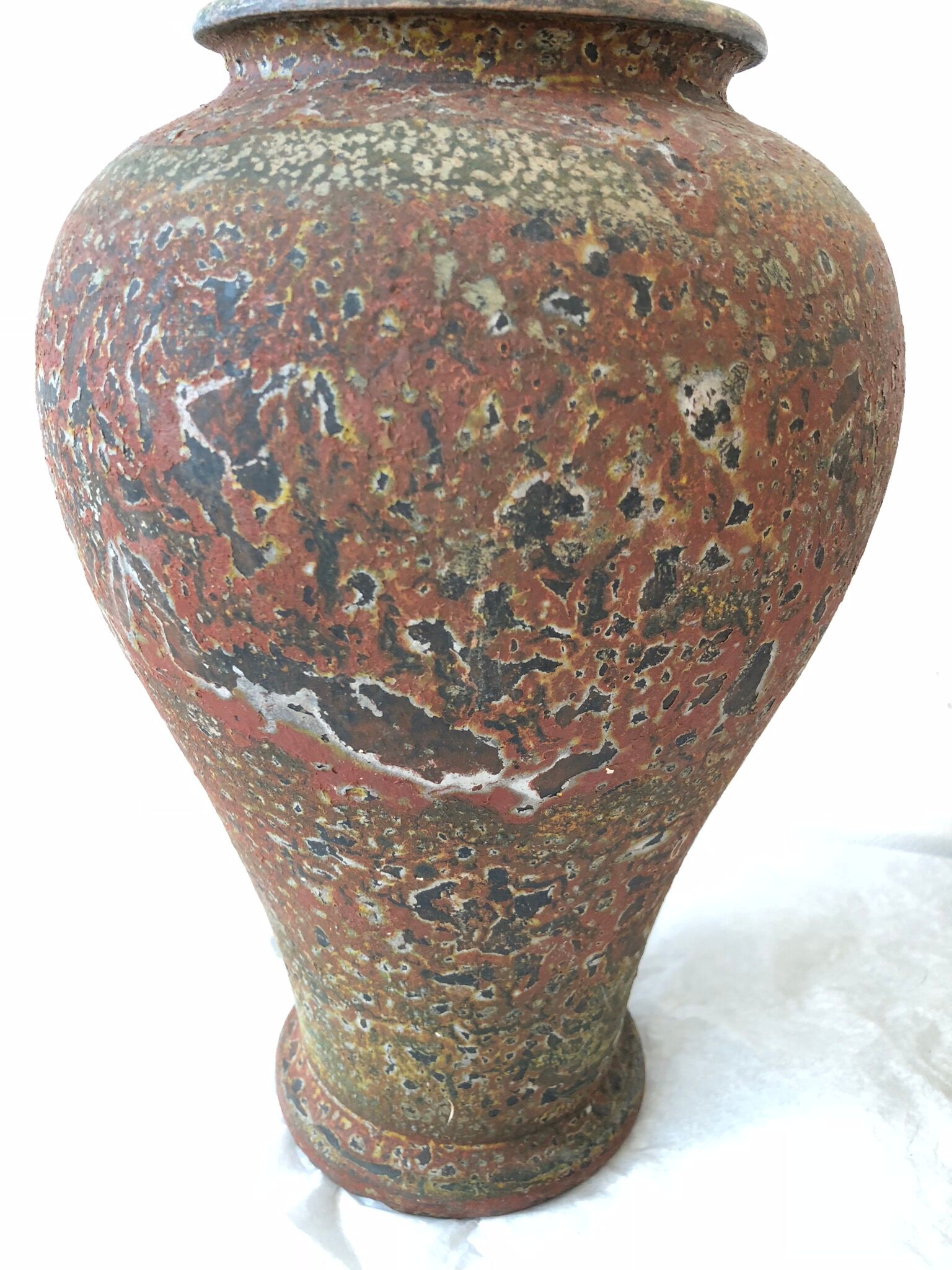 Old stoneware vase