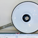 Large industrial wall lamp iron and lampshade enamelled tole