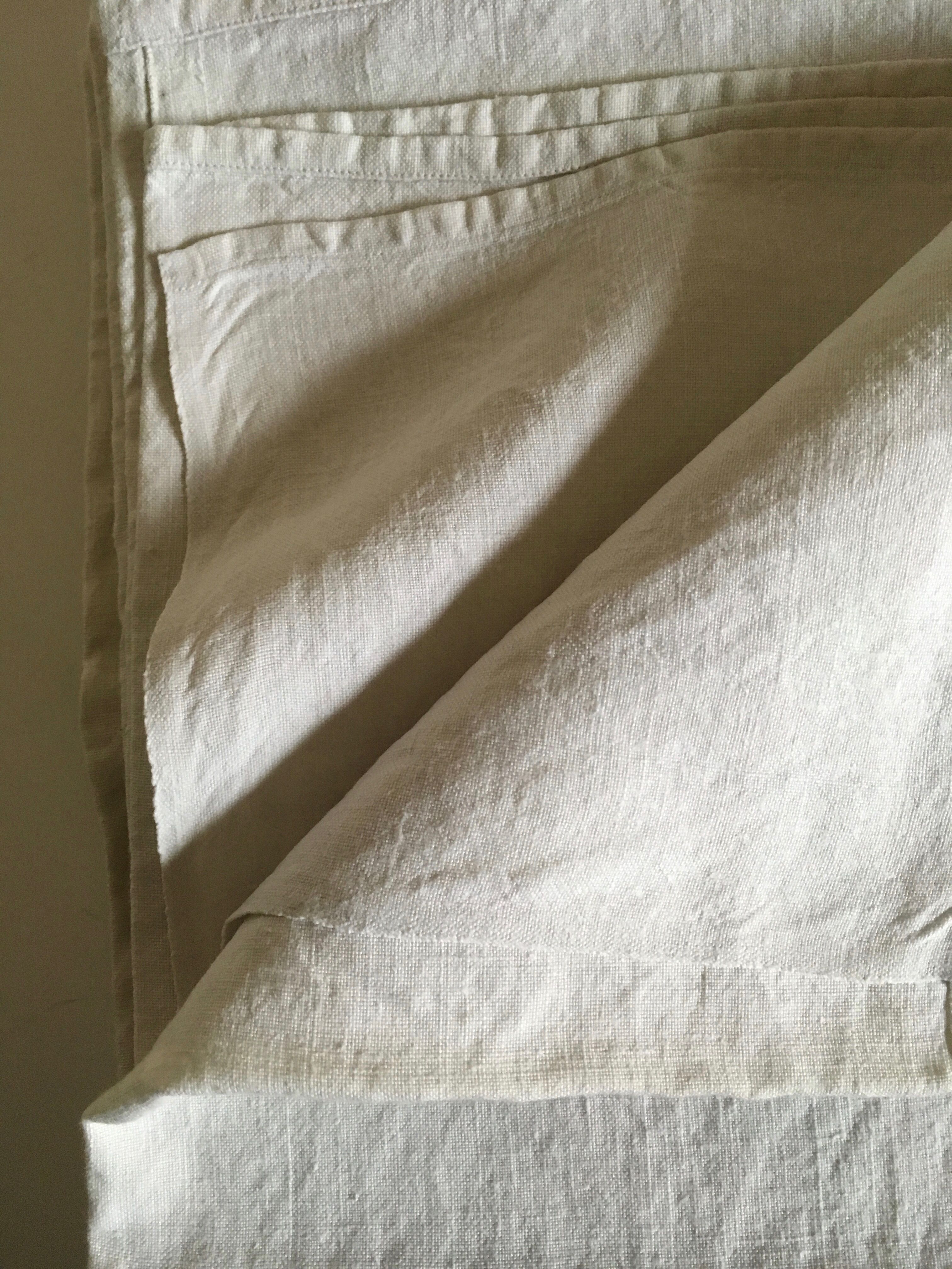 19th farm tablecloth in raw linen cloth reserve of l 2m kit