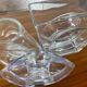 Trio of vintage molded glass vases from the 70s