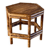 Table basse en bambou vintage