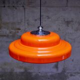 Orange space age suspension