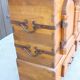 Rustic oak chest of drawers from the 1950s | Solid wood | Hand-forged fitti