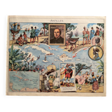 Old West Indies map poster - JP Pinchon - 1940