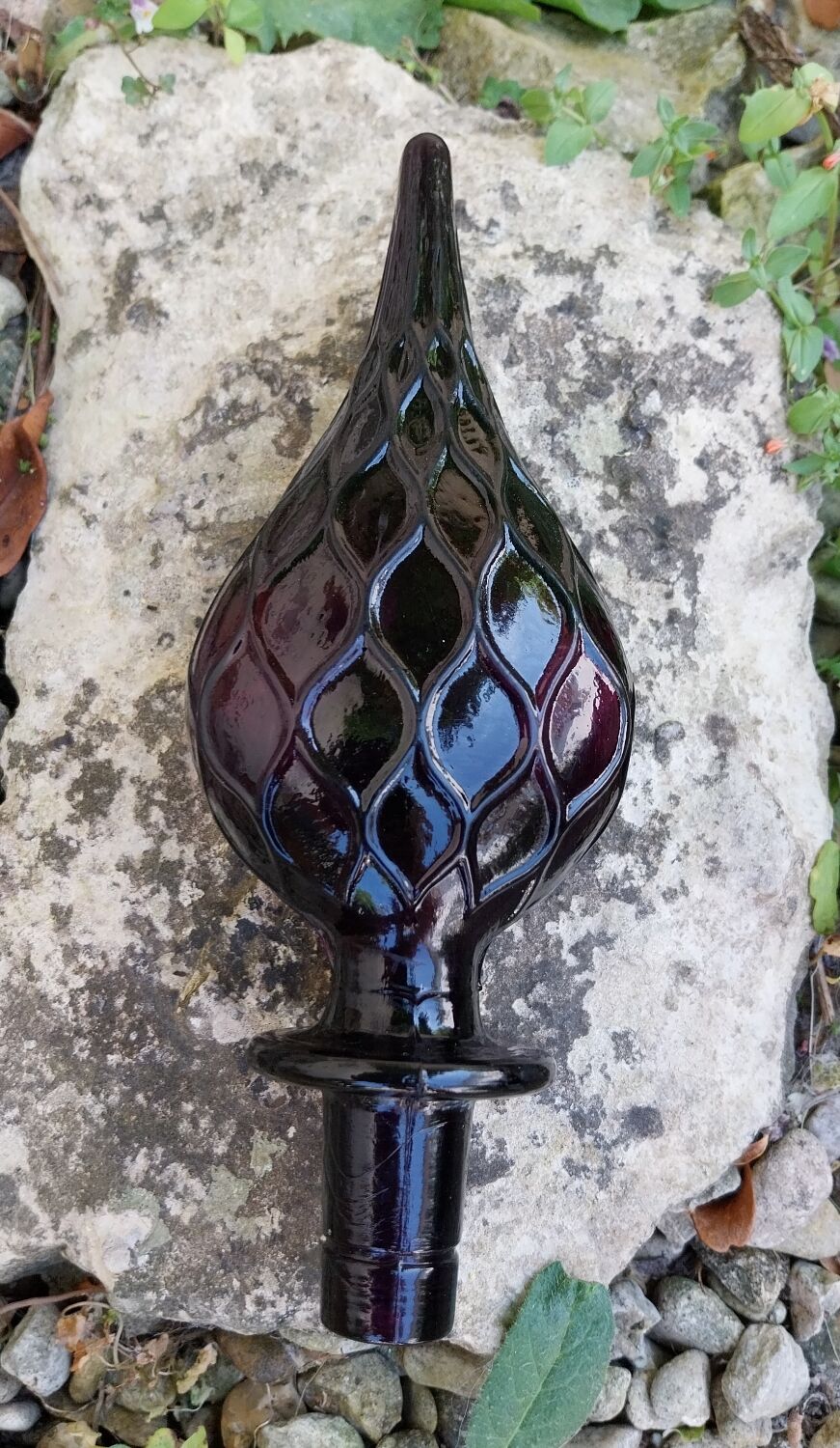Empoli glass decanter