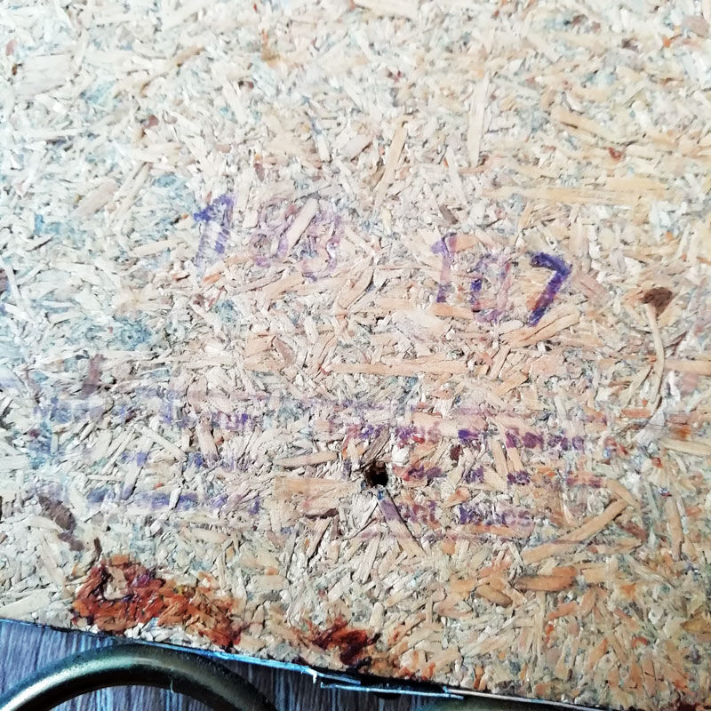 Golden vintage mirror